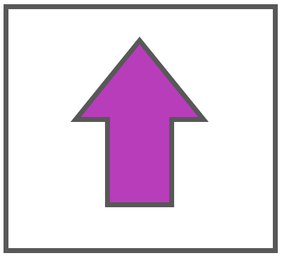 矢印ボタン紫