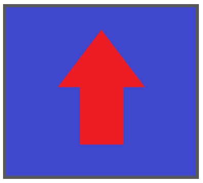 青ボタン赤矢印