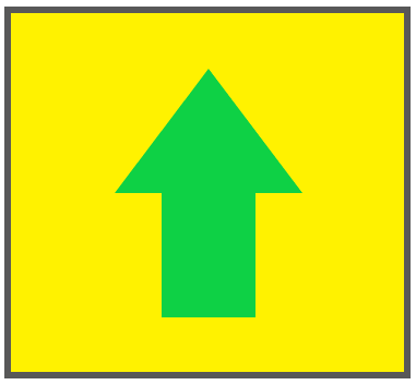 黄色ボタン緑矢印