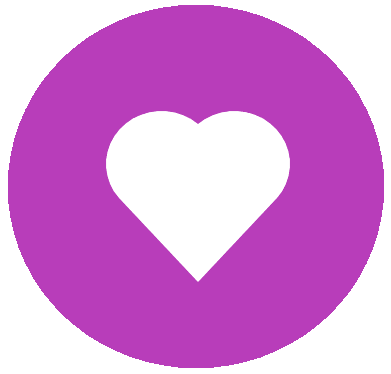 ハート紫マーク1