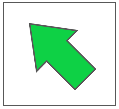 矢印ボタン緑8