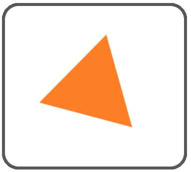 三角ボタンオレンジ4