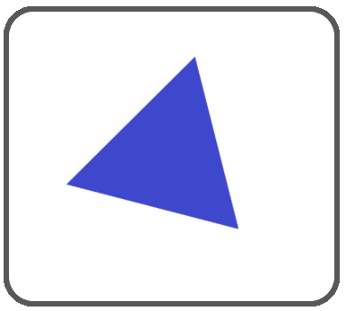 三角ボタン青4