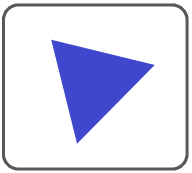 三角ボタン青8