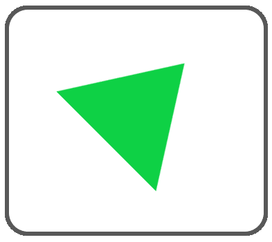 三角ボタン緑2