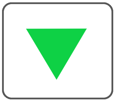 三角ボタン緑5