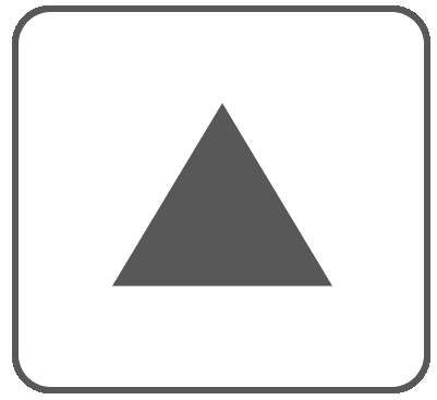 三角ボタン灰色1