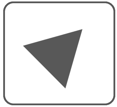 三角ボタン灰色2