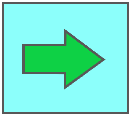 水色ボタン緑矢印3
