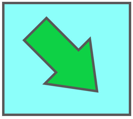 水色ボタン緑矢印4