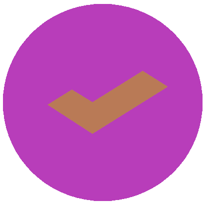 チェック紫マーク10