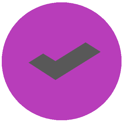 チェック紫マーク2
