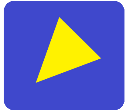 青ボタン三角黄色6
