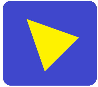 青ボタン三角黄色8