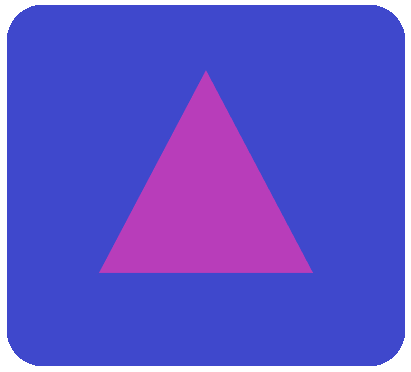 青ボタン三角紫