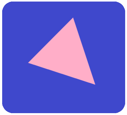青ボタン三角ピンク4