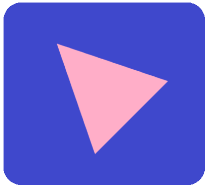 青ボタン三角ピンク8