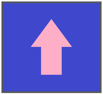 青ボタンピンク矢印1