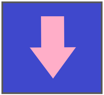 青ボタンピンク矢印5