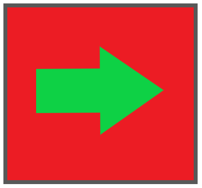 赤ボタン緑矢印3