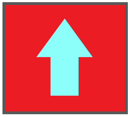 赤ボタン水色矢印1