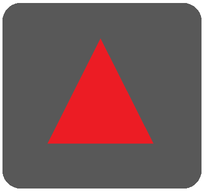 黒ボタン三角赤