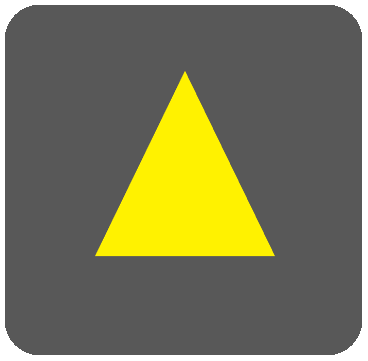 黒ボタン三角黄色