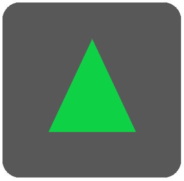 黒ボタン三角緑1