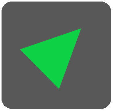 黒ボタン三角緑2