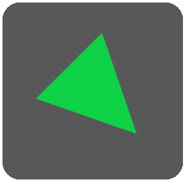 黒ボタン三角緑4