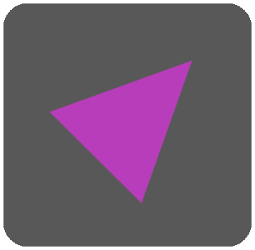 黒ボタン三角紫2