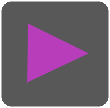 黒ボタン三角紫3