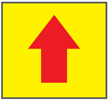黄色ボタン赤矢印1