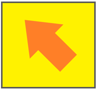 黄色ボタンオレンジ矢印8