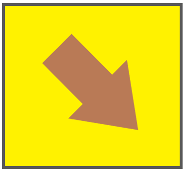 黄色ボタン茶色矢印4